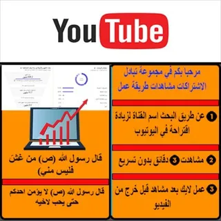 مرحبا بكم في مجموعة تبادل الاشتراكات مشاهدات طريقة عمل عن طريق البحث اسم القناة لزيادة