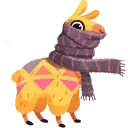 hipster llama