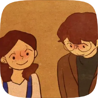 Love Couple by Puuung @TgSticker